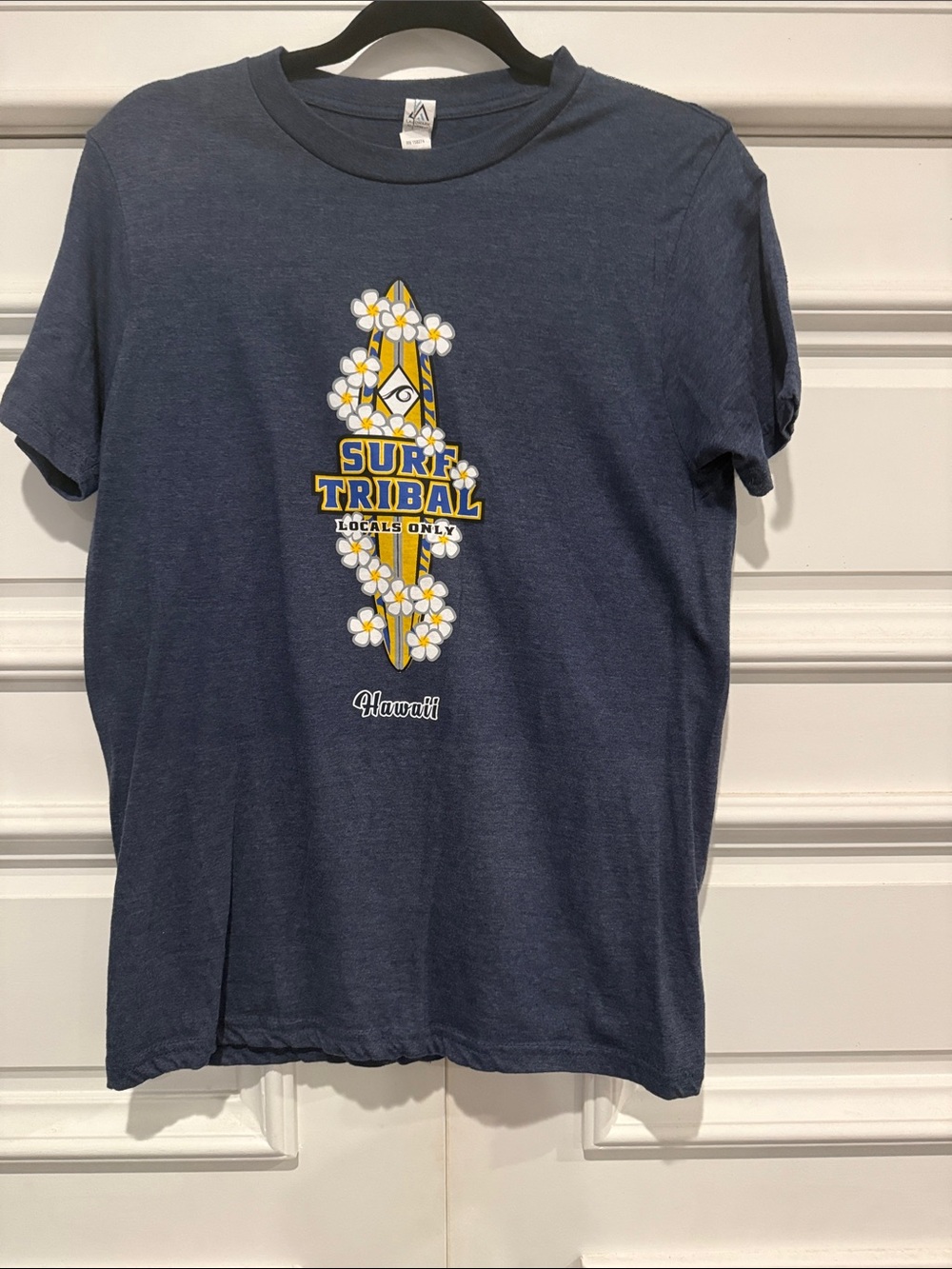 Surf Tribal Hawaii Graphic Tee - Navy